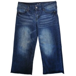 Seven7 5-Pocket High Rise Wide Leg Gaucho Jeans - Sz 6 (8)